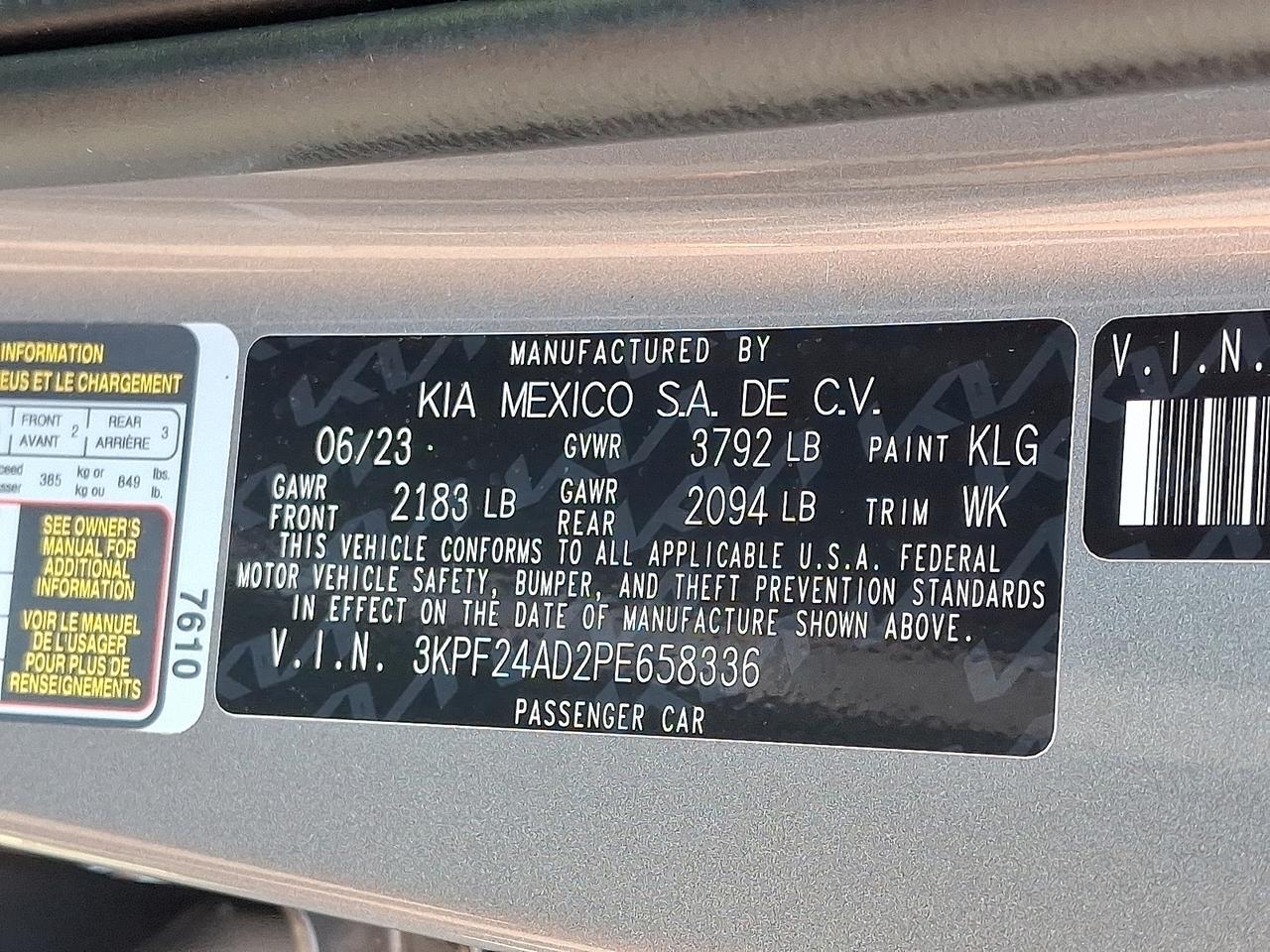 2023 Kia Forte LXS Vineland NJ