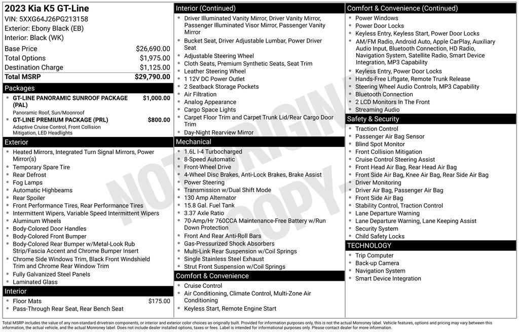 2023 Kia K5 GT-Line Akron OH