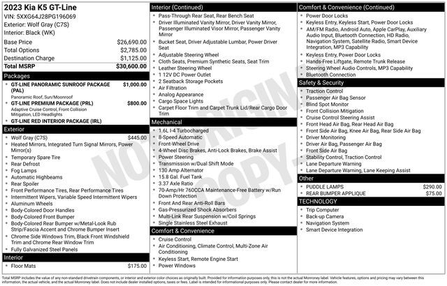 2023 Kia K5 GT-Line Raleigh NC