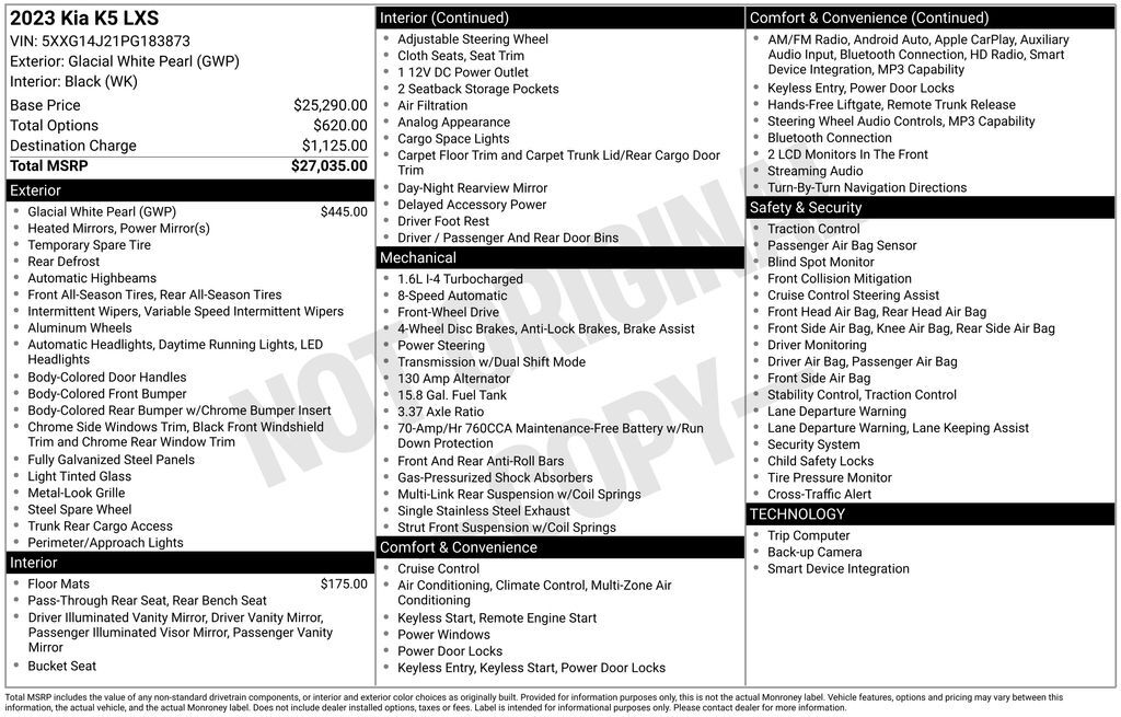 2023 Kia K5 LXS Akron OH