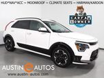 2023 Kia Niro EV Wave *HEADS-UP DISPLAY, NAVIGATION, ADAPTIVE CRUISE, SAFETY ALERTS, BACKUP-CAMERA, COLOR TOUCHSCREEN, MOONROOF, CLIMATE SEATS, HEATED STEERING, HARMAN/KARDON, WIRELESS CHARGING, ANROID & APPLE