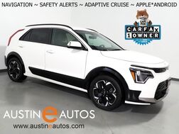 2023_Kia_Niro EV Wind_*NAVIGATION, ADAPTIVE CRUISE, SAFETY ALERTS, BACKUP-CAMERA, COLOR TOUCHSCREEN, HEATED SEATS, POWER LIFTGATE, KEYLESS ENTRY, WIRELESS CHARGING, ANROID & APPLE_ Round Rock TX