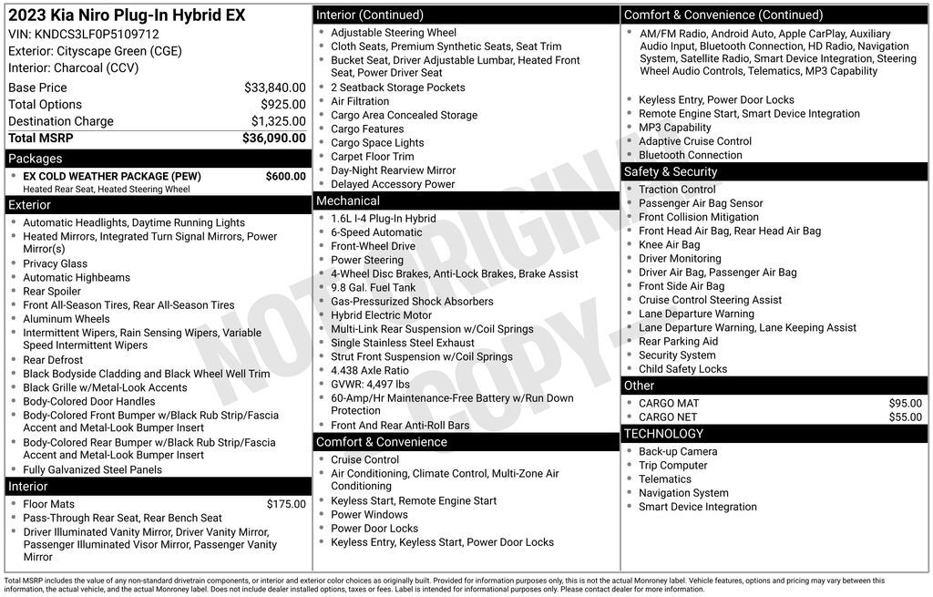 2023 Kia Niro Plug-In Hybrid EX Akron OH