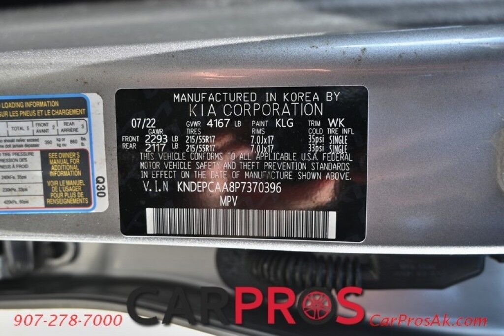 2023 Kia Seltos LX - AWD - Premium Cloth Seats - Power Locks, Windows & Mirrors - Lane Assist & Forward Collision Alert - Apple Carplay & Android Auto - USB Input - Back Up Camera - Cruise Control - 31 MPG - 1-Owner Anchorage AK