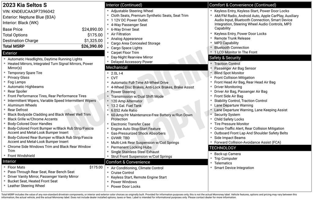 2023 Kia Seltos S Akron OH