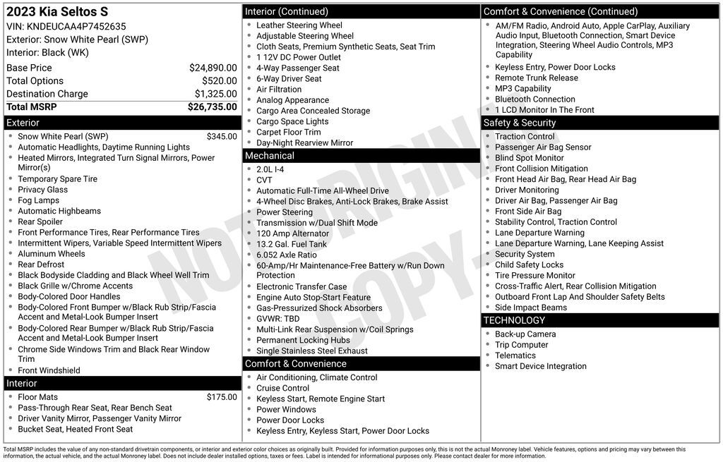 2023 Kia Seltos S Akron OH