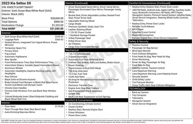 2023 Kia Seltos SX Raleigh NC