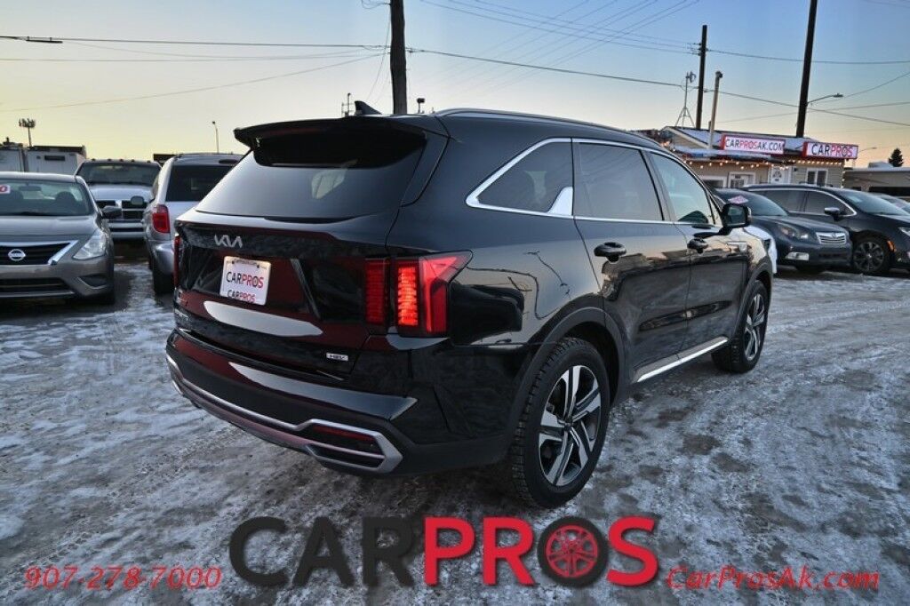 2023 Kia Sorento Hybrid EX - AWD - Power & Heated Leather Seats - Push To Start - Navigation - Bluetooth - 3rd Row - Seats 6 - Remote Start - Backup Camera - Blind Spot Alert - Keyless Entry & Push to Start - 1 Owner Anchorage AK