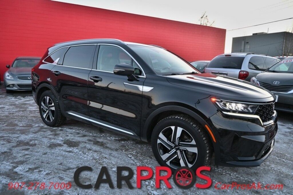2023 Kia Sorento Hybrid EX - Power & Heated Leather Seats - Push To Start - Navigation - Bluetooth - 3rd Row - Seats 6 - Remote Start - Backup Camera - Blind Spot Alert - Keyless Entry & Push to Start - Rear Parking Sensors Anchorage AK