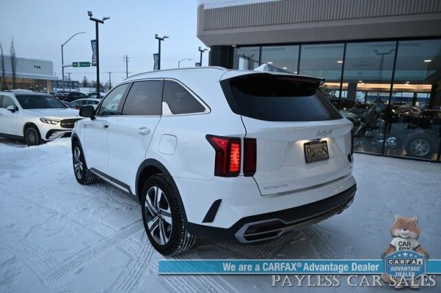 2023 Kia Sorento Hybrid EX / AWD / Auto Start / Power & Heated Leather Seats / NAV / Adaptive Cruise Control / Lane Departure & Blind Spot Alert / Apple CarPlay & Android Auto / Back Up Camera / 3rd Row / Seats 6 / 1-Owner Anchorage AK