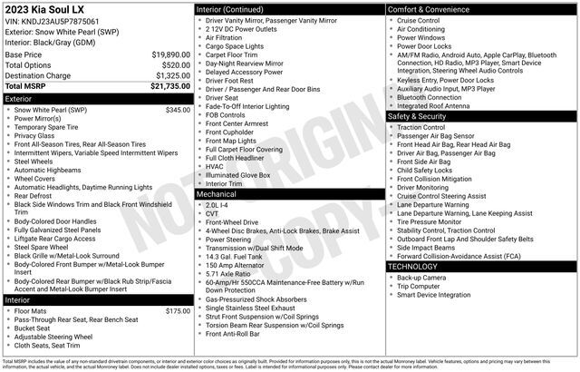 2023 Kia Soul LX Raleigh NC