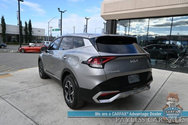 2023 Kia Sportage LX / AWD / Heated Cloth Seats / Lane Departure & Forward Collision Alert / Apple Carplay & Android Auto / AUX & USB Input / Back Up Camera / Cruise Control / Aluminum Wheels / Keyless Entry / 1-Owner Anchorage AK