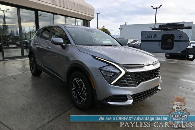 2023 Kia Sportage LX / AWD / Heated Premium Cloth Seats / Lane Departure & Forward Collision Alert / Apple CarPlay & Android Auto / USB Input / Back Up Camera / Cruise Control / Keyless Entry / 26 MPG / 1-Owner Anchorage AK