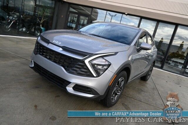2023 Kia Sportage LX / AWD / Heated Premium Cloth Seats / Lane Departure & Forward Collision Alert / Apple CarPlay & Android Auto / USB Input / Back Up Camera / Cruise Control / Keyless Entry / 26 MPG / 1-Owner Anchorage AK