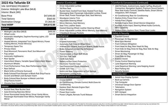 2023 Kia Telluride SX Raleigh NC