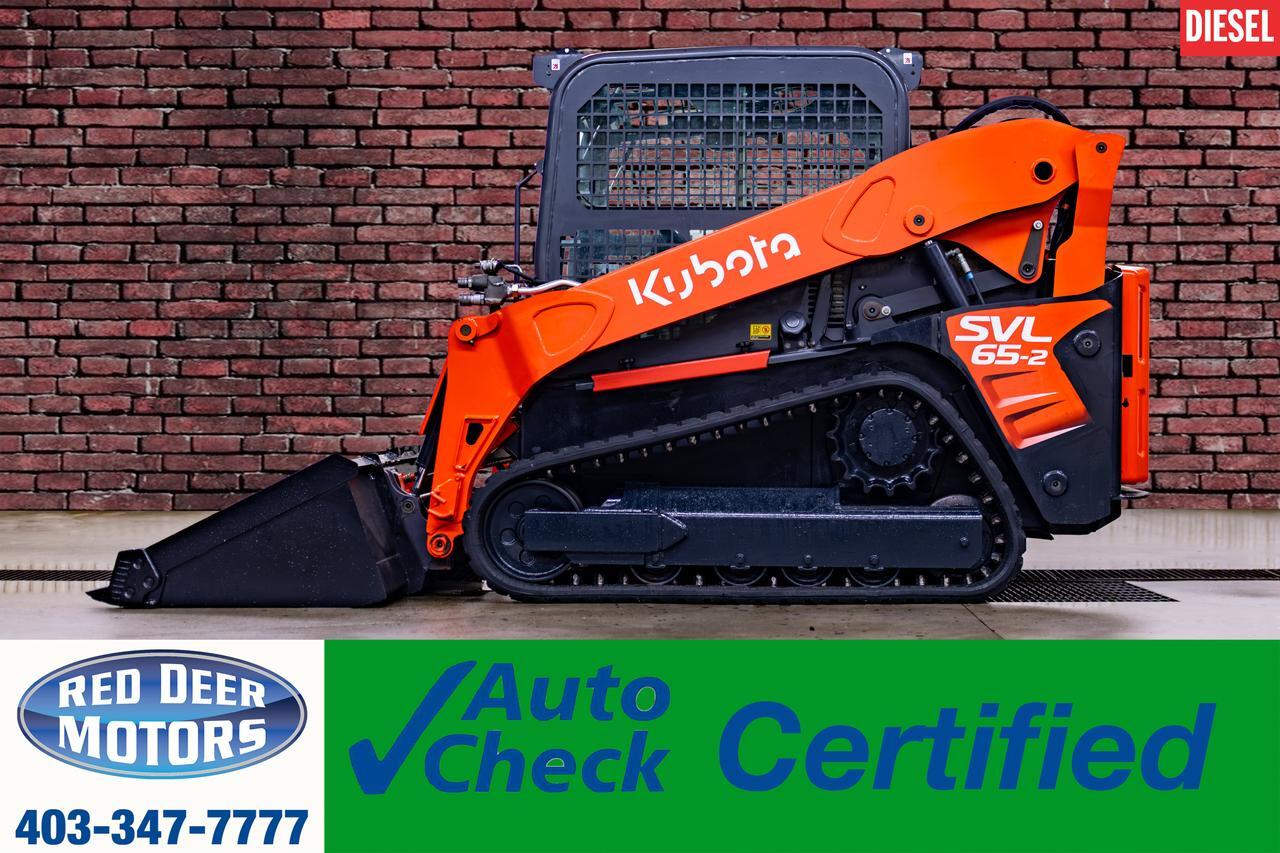 2023 Kubota SVL65-2 Track Skid Steer Loader Bucket Diesel