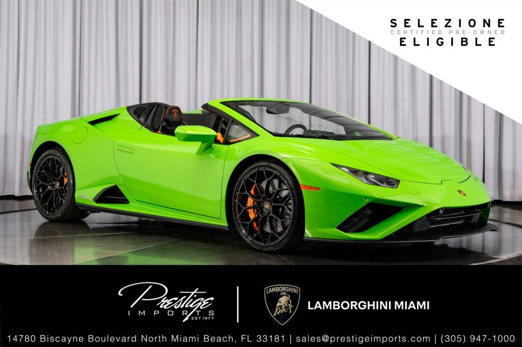 2023 Lamborghini Huracan EVO RWD Spyder North Miami Beach FL