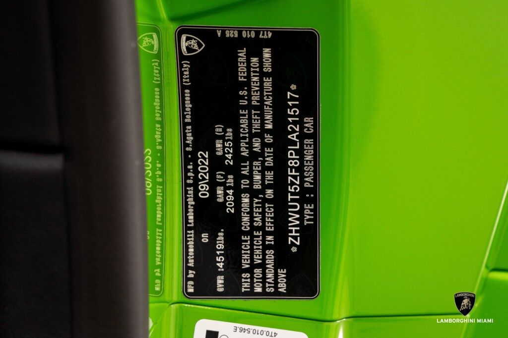 2023 Lamborghini Huracan EVO Spyder RWD North Miami Beach FL