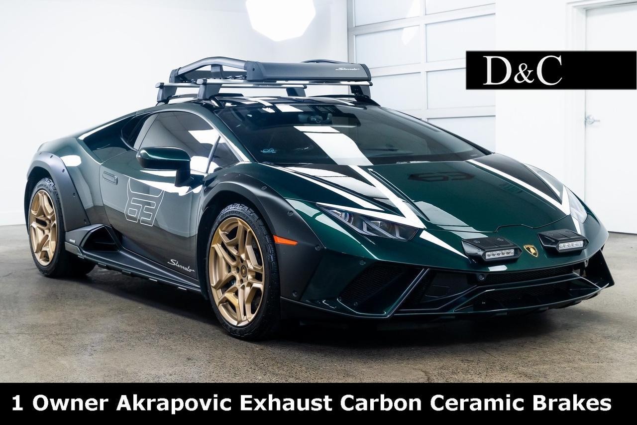 2023 Lamborghini Huracan Sterrato Akrapovic Exhaust Carbon Ceramic Brakes Portland OR