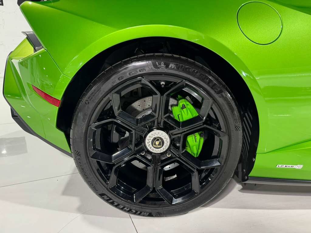 2023 Lamborghini Huracan Tecnica Verde Selvans paint/calipers, Ad Personam interior, centerlock wheels AND MORE!! Fort Lauderdale FL