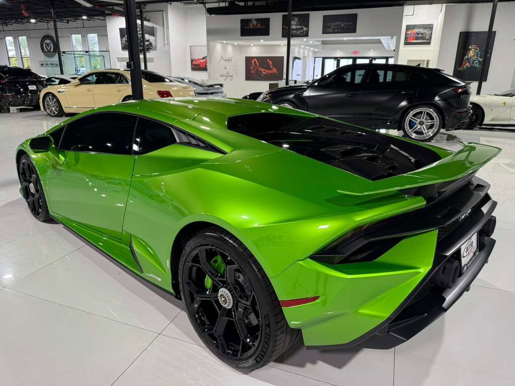 2023 Lamborghini Huracan Tecnica Verde Selvans paint/calipers, Ad Personam interior, centerlock wheels AND MORE!! Fort Lauderdale FL