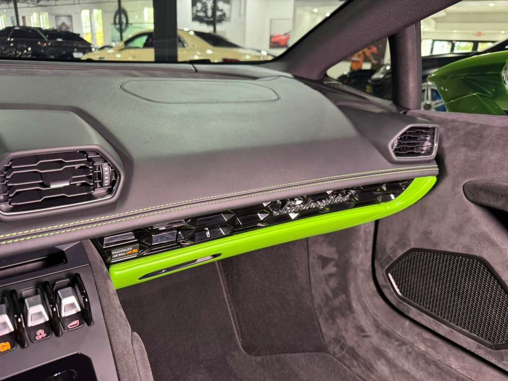 2023 Lamborghini Huracan Tecnica Verde Selvans paint/calipers, Ad Personam interior, centerlock wheels AND MORE!! Fort Lauderdale FL