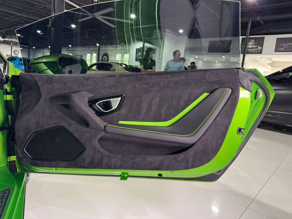 2023 Lamborghini Huracan Tecnica Verde Selvans paint/calipers, Ad Personam interior, centerlock wheels AND MORE!! Fort Lauderdale FL
