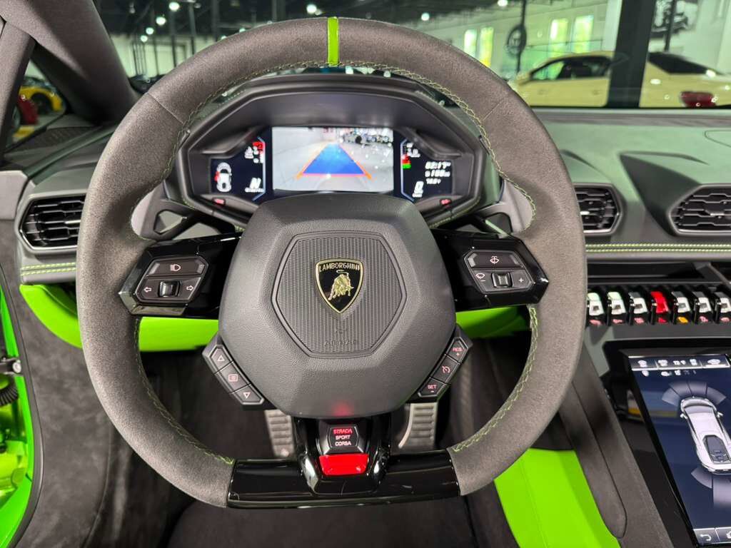 2023 Lamborghini Huracan Tecnica Verde Selvans paint/calipers, Ad Personam interior, centerlock wheels AND MORE!! Fort Lauderdale FL