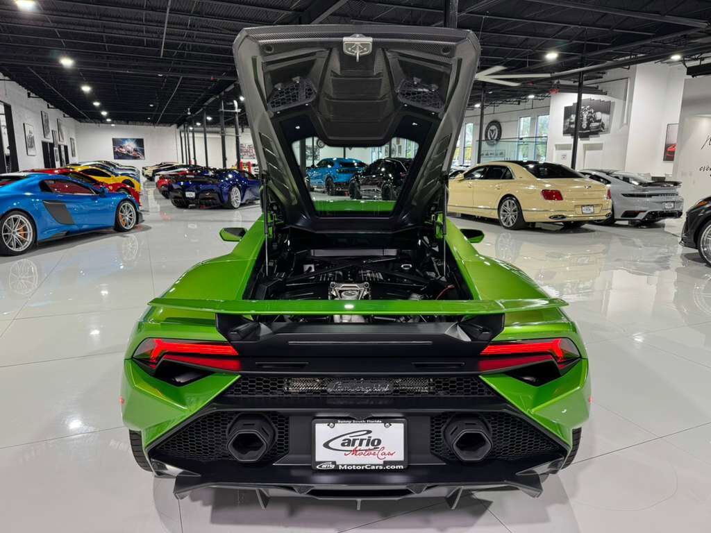 2023 Lamborghini Huracan Tecnica Verde Selvans paint/calipers, Ad Personam interior, centerlock wheels AND MORE!! Fort Lauderdale FL