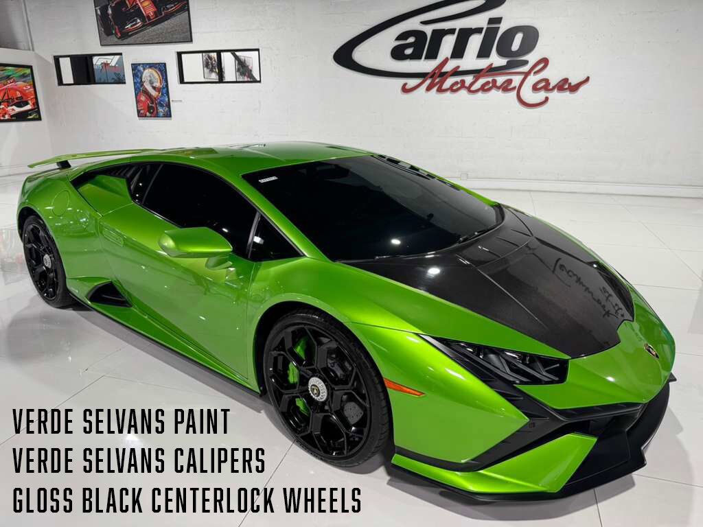 2023 Lamborghini Huracan Tecnica Verde Selvans paint/calipers, Ad Personam interior, centerlock wheels AND MORE!!
