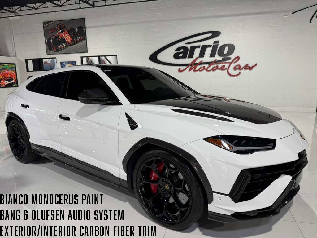 2023 Lamborghini Urus Performante Bianco Monocerus paint, Bang & Olufsen audio, carbon galore & MORE!!