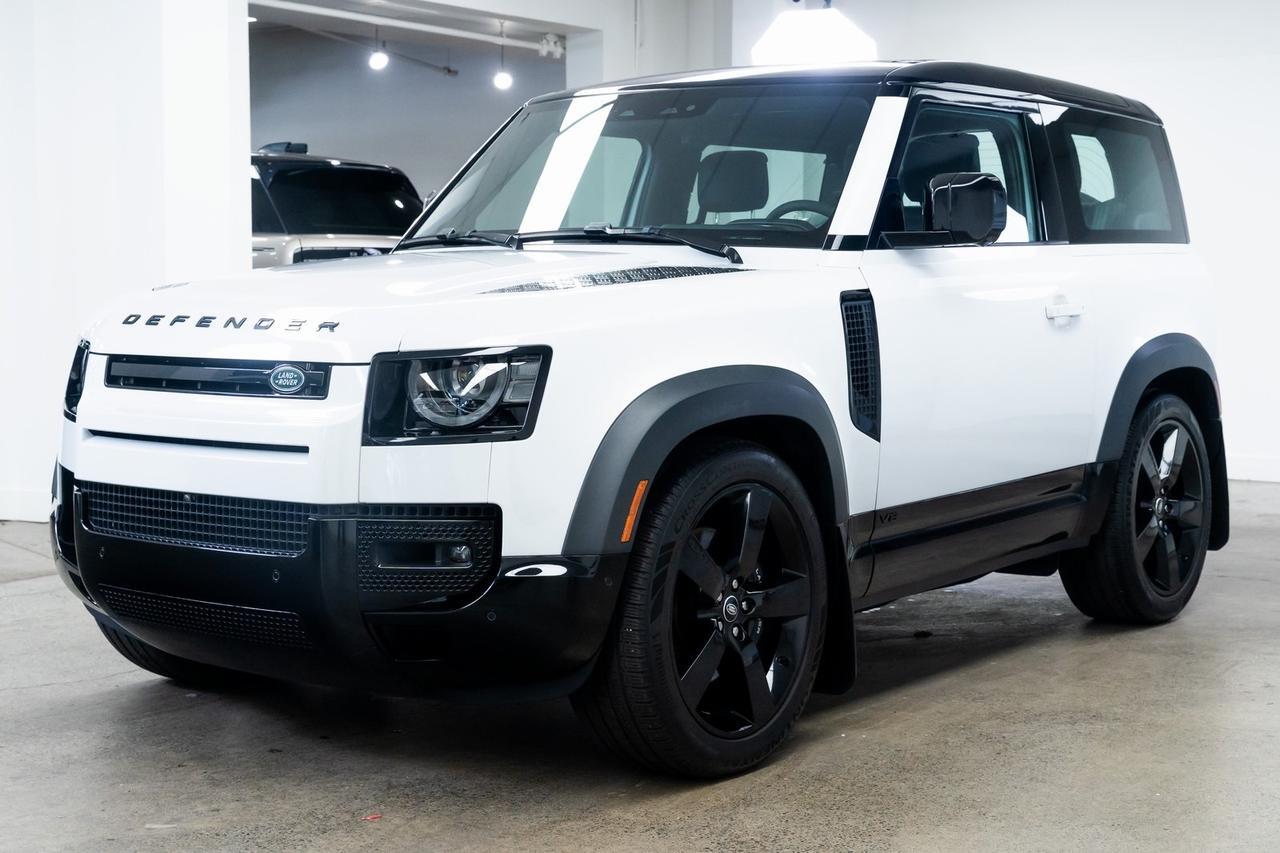 2023 Land Rover Defender 90 V8 Vented Seats Extended Black Exterior Package Portland OR