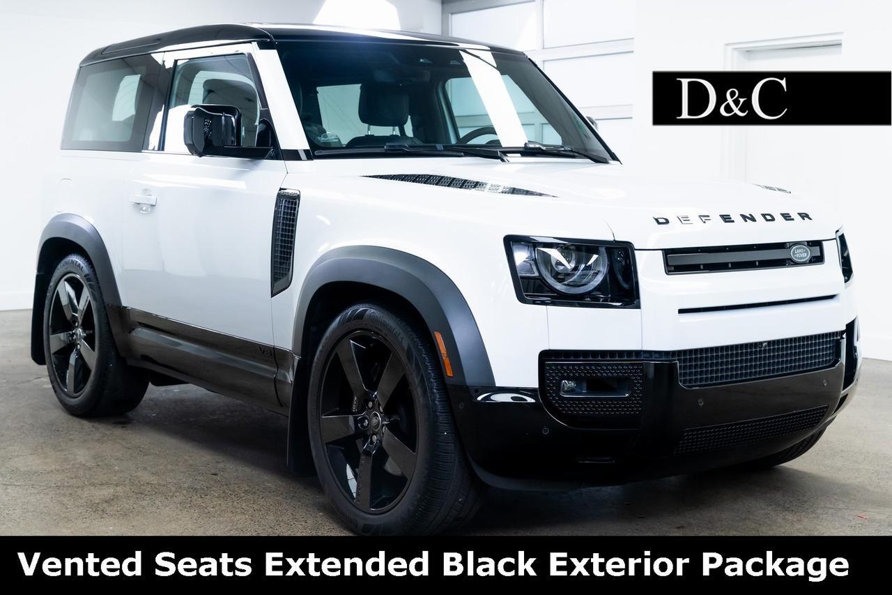 2023 Land Rover Defender 90 V8 Vented Seats Extended Black Exterior Package Portland OR
