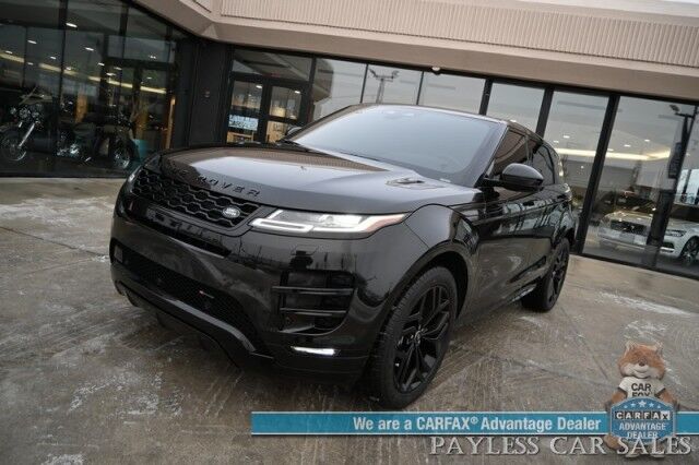 2023 Land Rover Range Rover Evoque R-Dynamic SE / AWD / Power & Heated Leather Seats / Sunroof / Adaptive Cruise Control / Lane Departure & Blind Spot Alert / Apple CarPlay & Android Auto / Back Up Camera / 27 MPG / 1-Owner Anchorage AK 2023 Land Rover Range Rover Evoque R-Dynamic SE / AWD / Power & Heated Leather Seats / Sunroof / Adaptive Cruise Control / Lane Departure & Blind Spot Alert / Apple CarPlay & Android Auto / Back Up Camera / 27 MPG / 1-Owner Anchorage AK