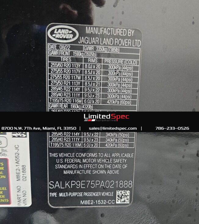2023 Land Rover Range Rover P530 SE Sport Utility 4D Miami FL