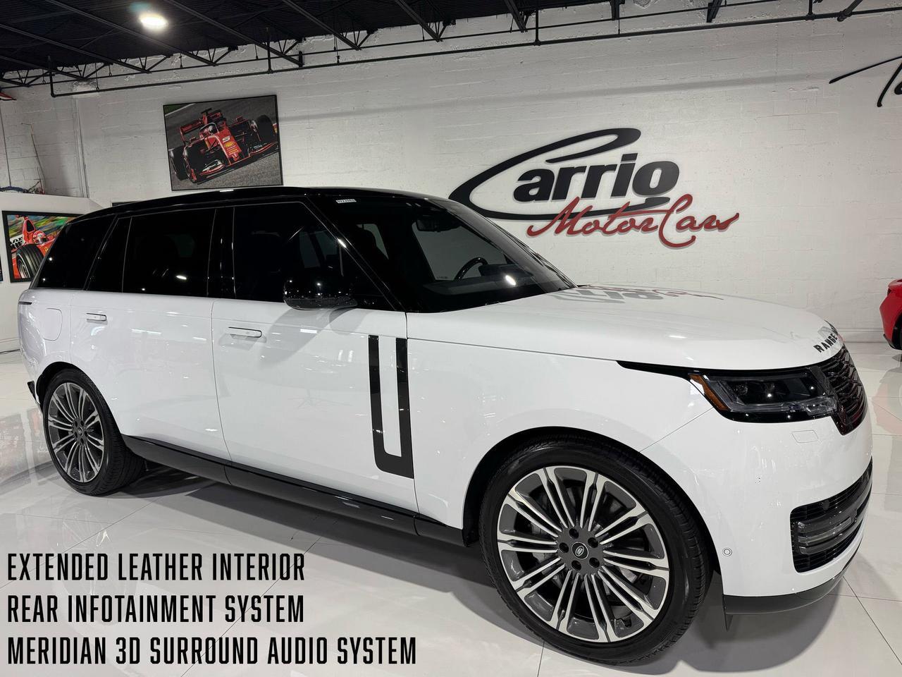 2023 Land Rover Range Rover P530 SE extended leather, Meridian 3D Surround audio system, rear infotainment system & MUCH MORE!! Fort Lauderdale FL