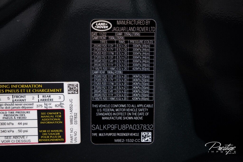 2023 Land Rover Range Rover SE North Miami Beach FL