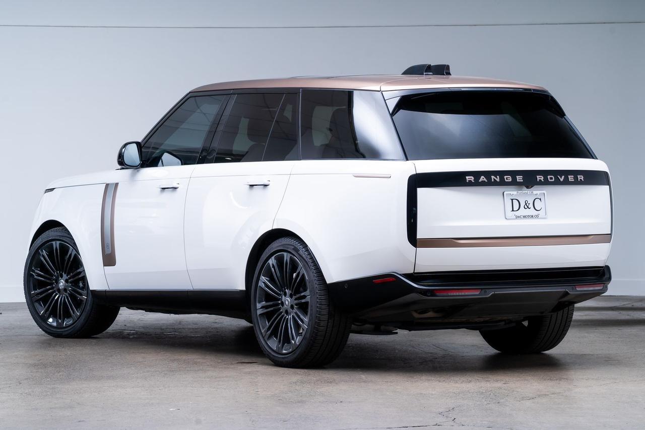 2023 Land Rover Range Rover SV Satin White Ceramic Finisher with Embossed Mosaic Portland OR