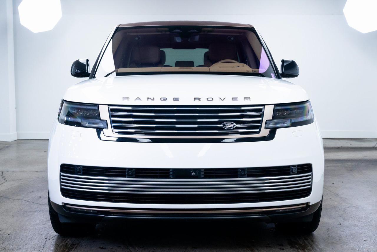 2023 Land Rover Range Rover SV Satin White Ceramic Finisher with Embossed Mosaic Portland OR