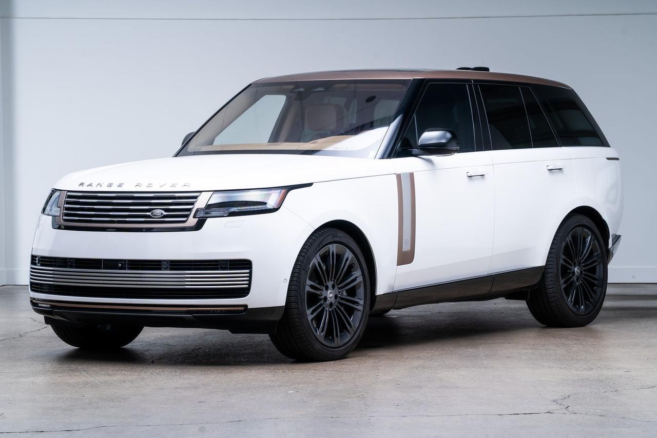 2023 Land Rover Range Rover SV Satin White Ceramic Finisher with Embossed Mosaic Portland OR