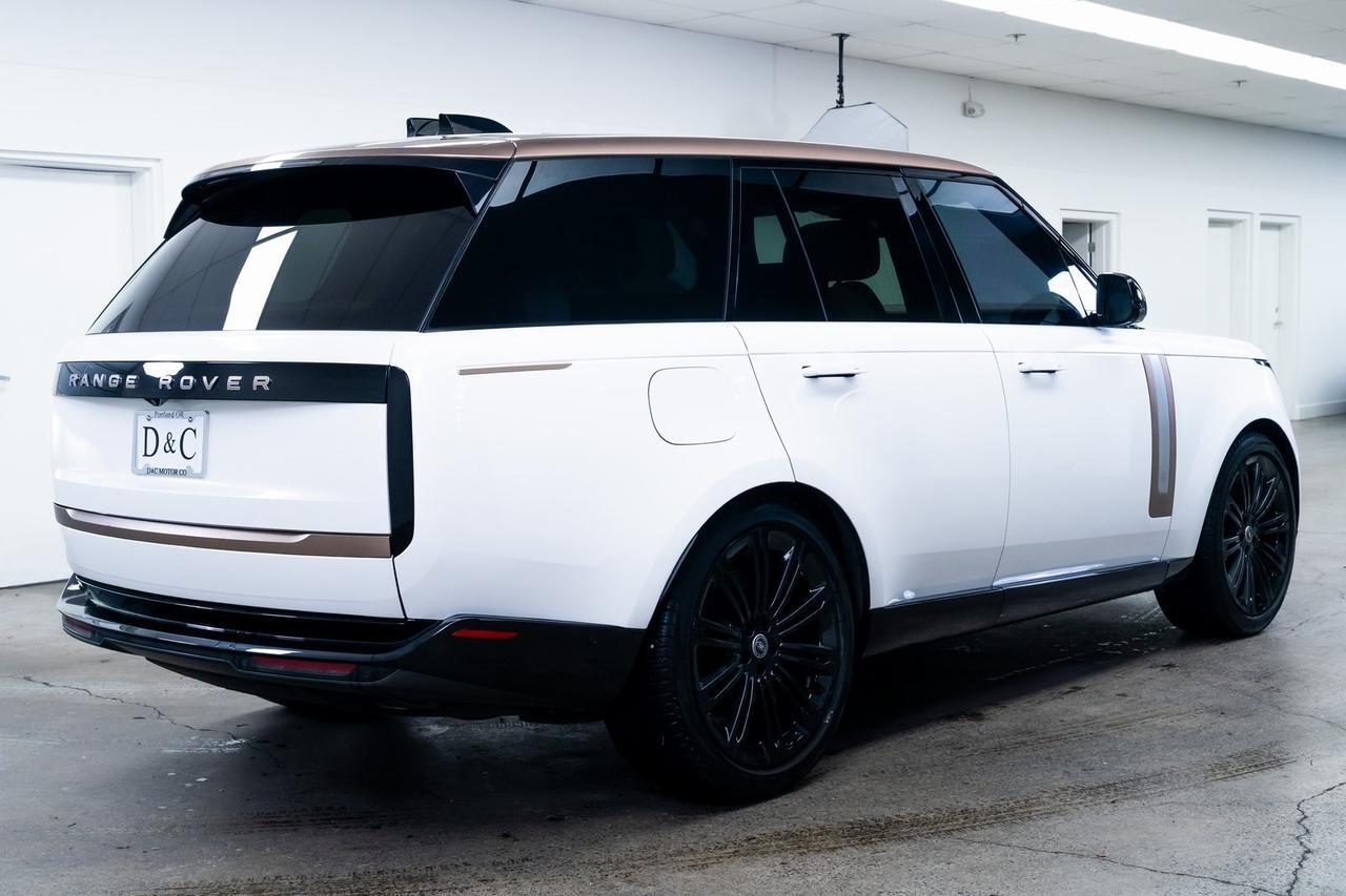 2023 Land Rover Range Rover SV Satin White Ceramic Finisher with Embossed Mosaic Portland OR