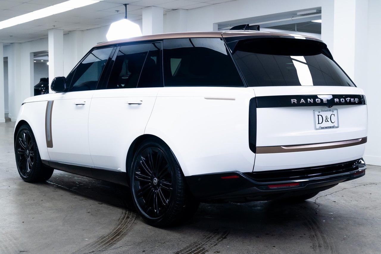 2023 Land Rover Range Rover SV Satin White Ceramic Finisher with Embossed Mosaic Portland OR