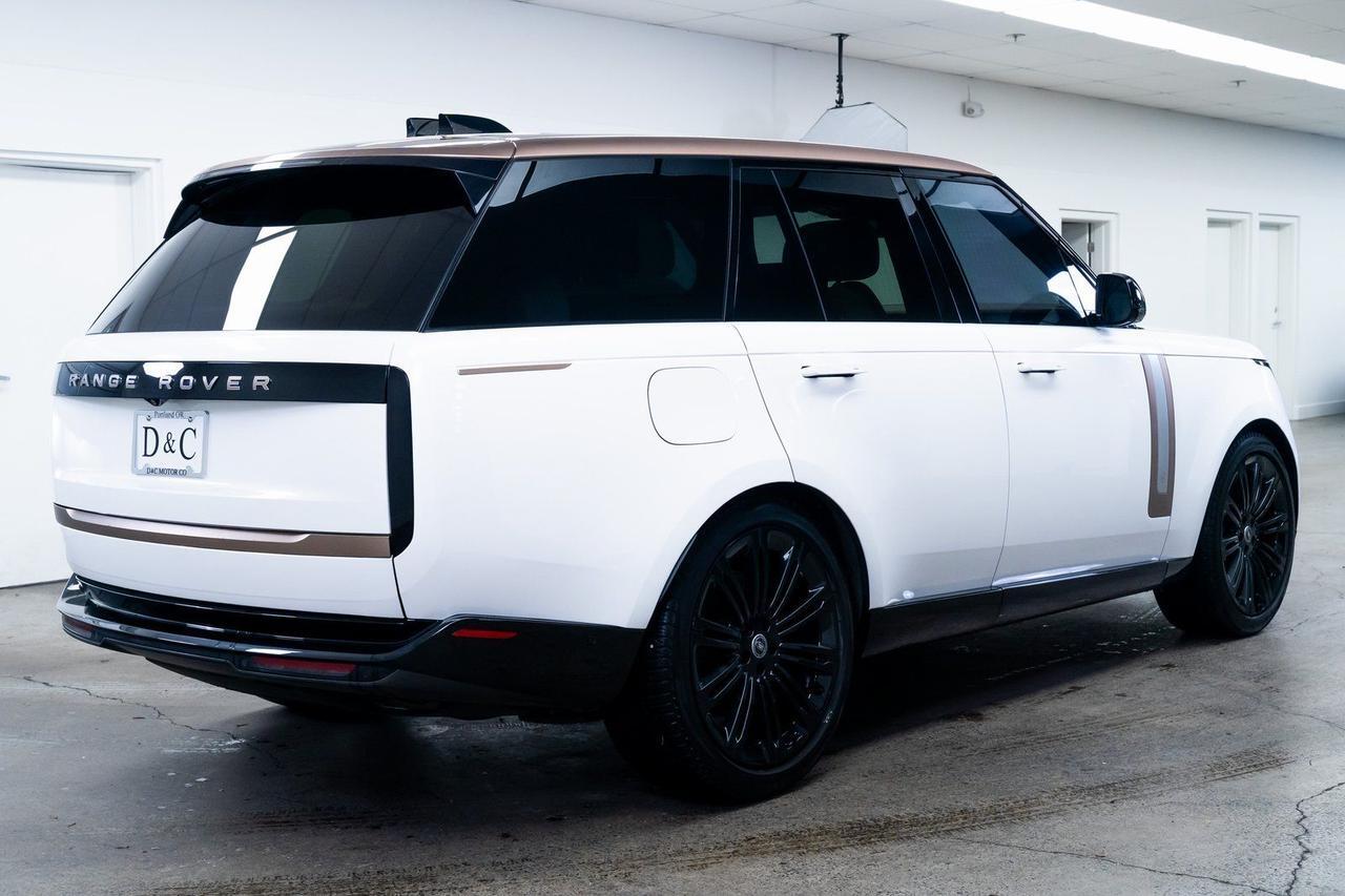 2023 Land Rover Range Rover SV Satin White Ceramic Finisher with Embossed Mosaic Portland OR