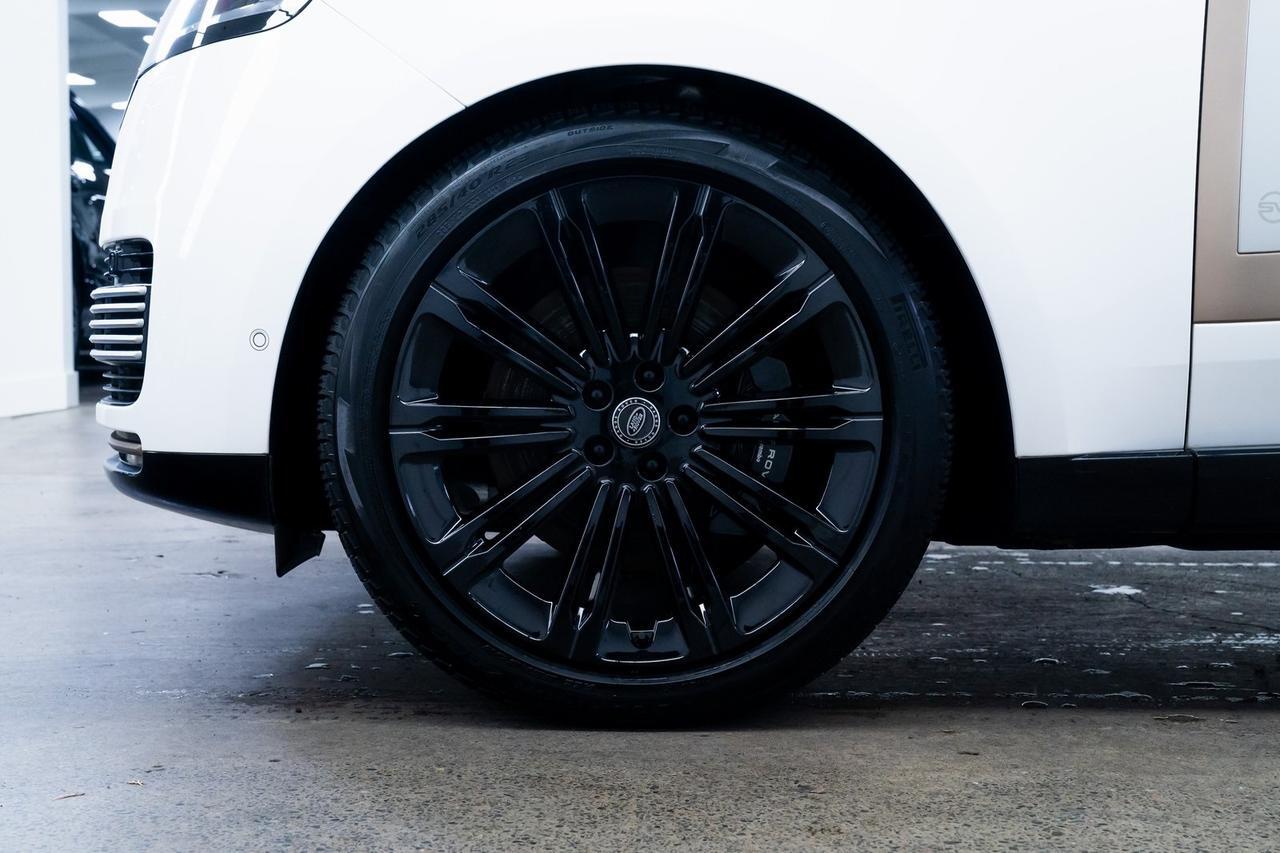 2023 Land Rover Range Rover SV Satin White Ceramic Finisher with Embossed Mosaic Portland OR