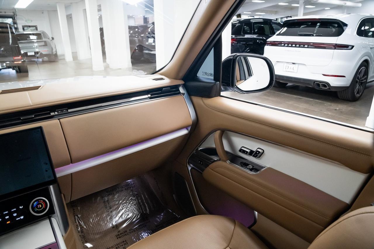 2023 Land Rover Range Rover SV Satin White Ceramic Finisher with Embossed Mosaic Portland OR