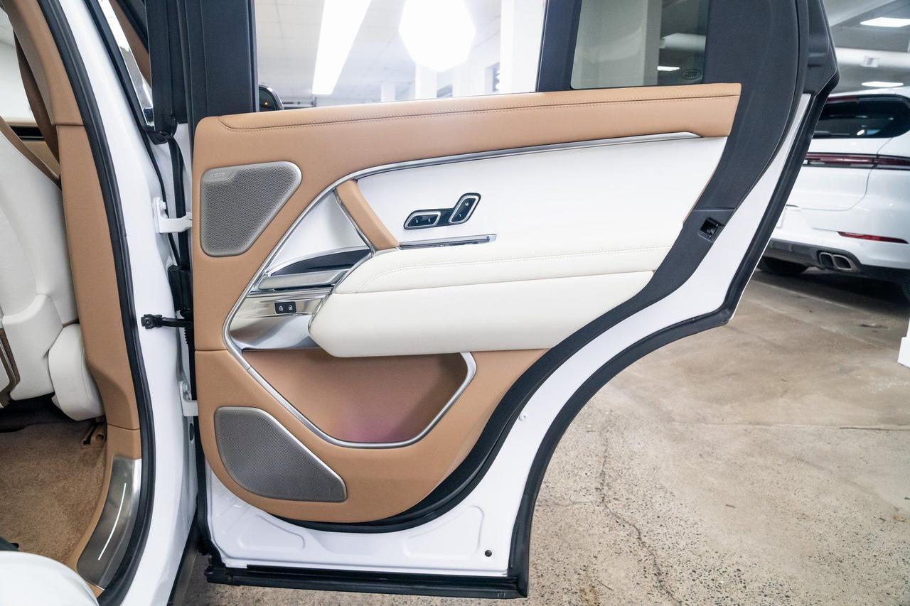 2023 Land Rover Range Rover SV Satin White Ceramic Finisher with Embossed Mosaic Portland OR