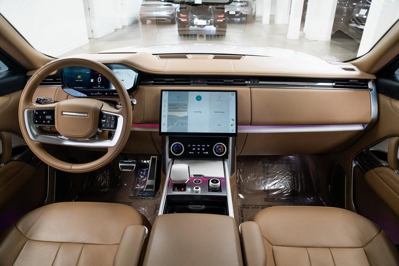 2023 Land Rover Range Rover SV Satin White Ceramic Finisher with Embossed Mosaic Portland OR