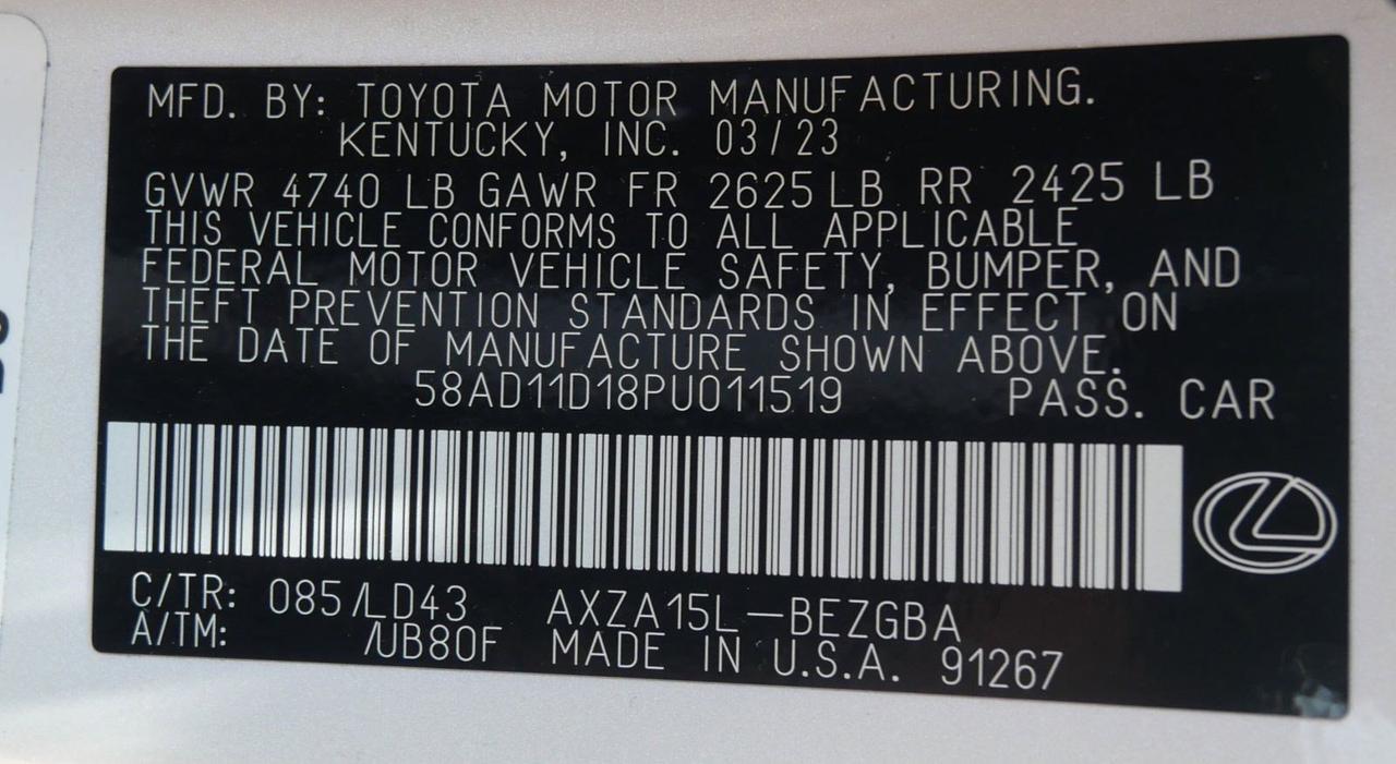 2023 Lexus ES 250 San Juan TX