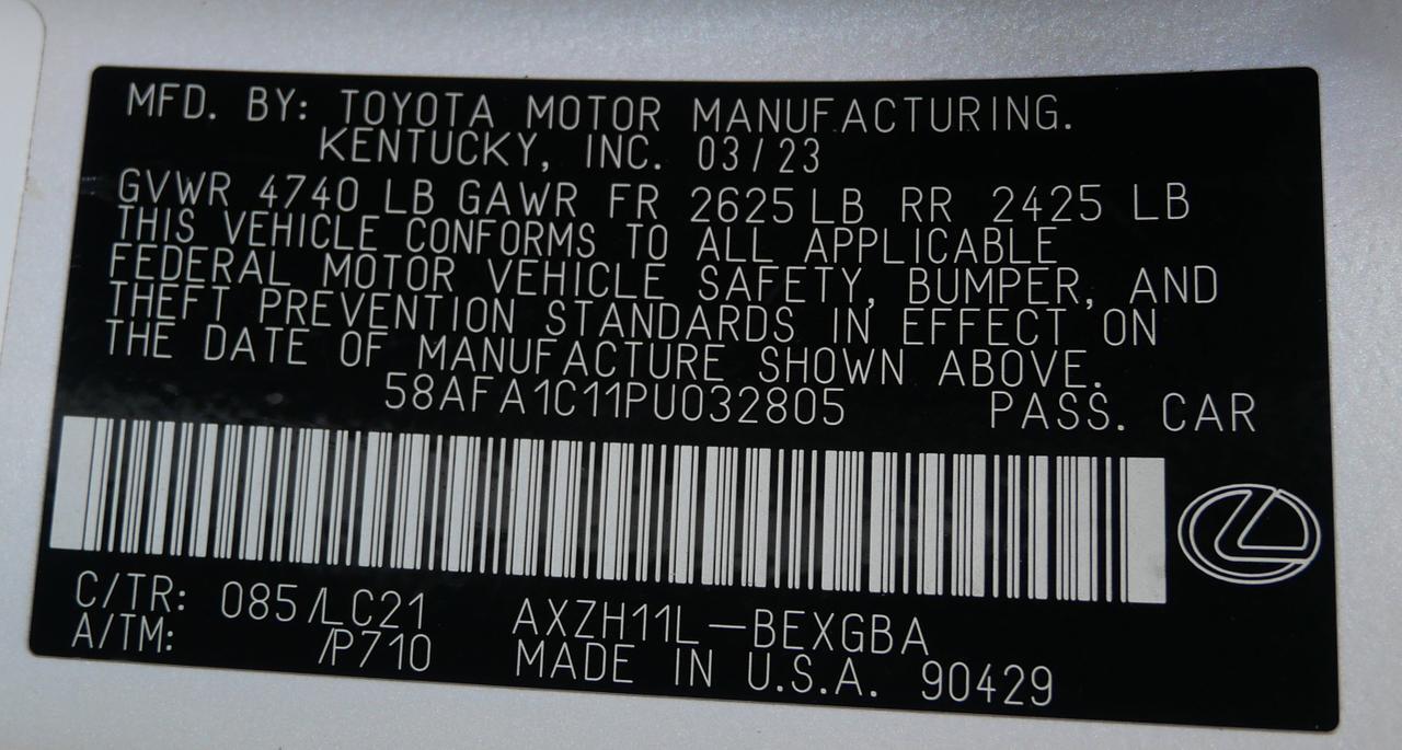 2023 Lexus ES 300h Ultra Luxury San Juan TX
