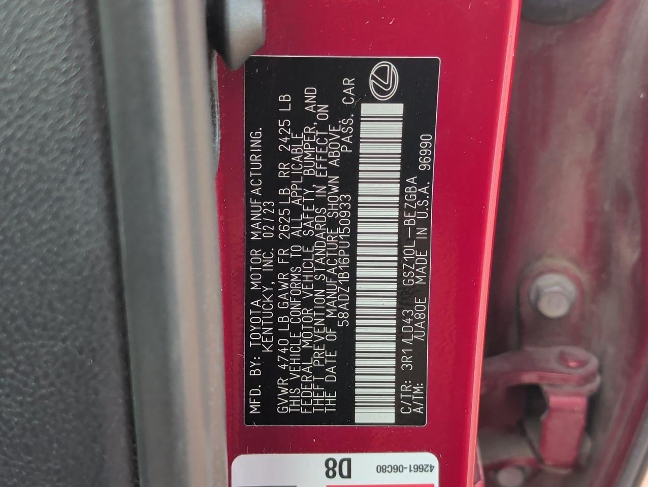 2023 Lexus ES 350 San Juan TX